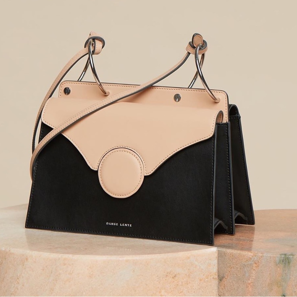 Danse Lente Phoebe bag black and tan 100% real leather great condition